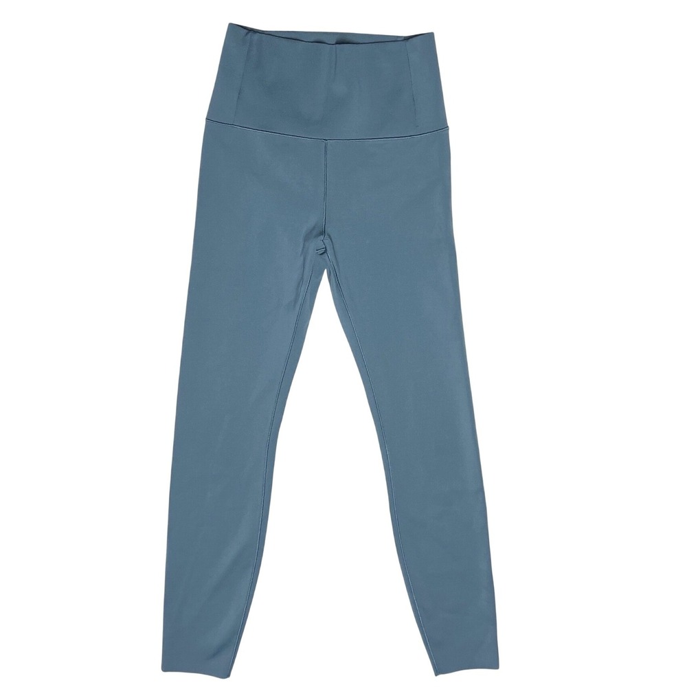 Vuori Evolve Leggings‎ XS Blue High Rise Performance Yoga Pilates Activewear EUC